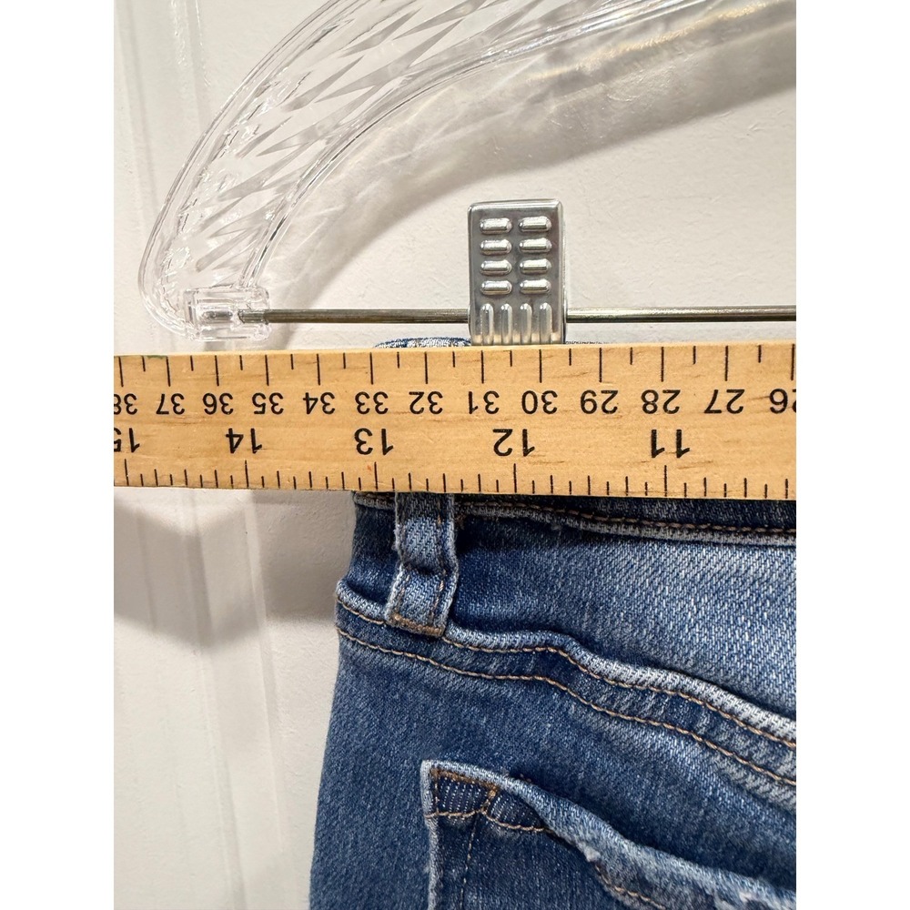 KanCan Womens Skinny Jeans Distressed Ripped Medium Wash Blue Size 24 - Picture 4 of 8